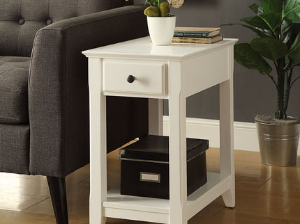 Bertie - Accent Table - White