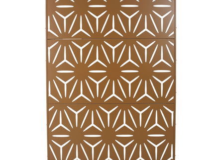 Outdoor & Indoor Metal Privacy Screen, Freestanding Decorative Panels