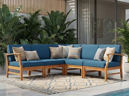 Perla - 5 Pieces Sofa Set