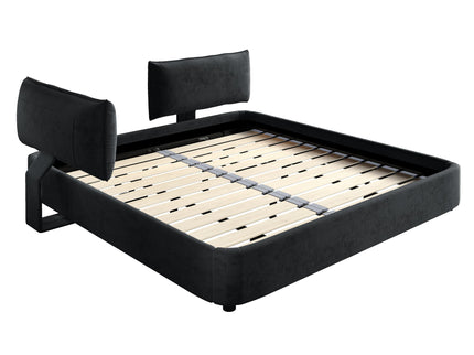Cloud Bed Frame With Oversized Padded Movable Headboard