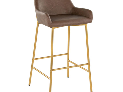 Daniella - Contemporary / Glam Fixed Height Bar Stool (Set of 2)