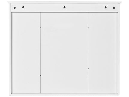 Wall Mounted Bathroom Medicine Wall Cabinet With Mirror & Open Shelves