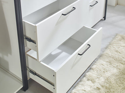 Fiona - Freestanding 3 Tower Closet System, 7 Shelf Walk-In - White