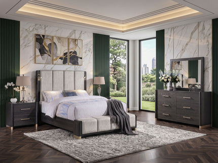 Clifton - Bedroom Set With Upholstered Headboard