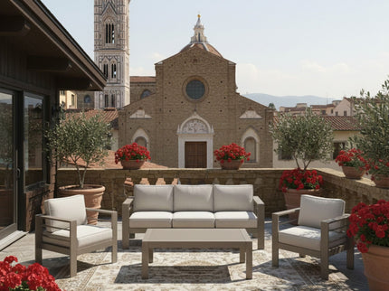 Outdoor Patio Set All-Weather & Thick Cushions