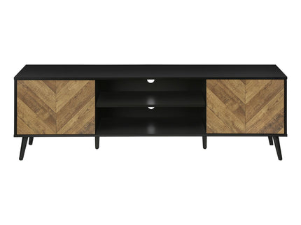 TV Stand, Console, Media Entertainment Center, Storage Cabinet, Modern Design - Black