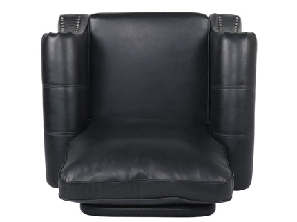Contemporary Club Chair With Nailhead Trim And Rolled Armrests
