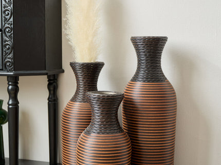 Classic And Neat Floor Vase, High Independent Flower Stand (Set of 3)