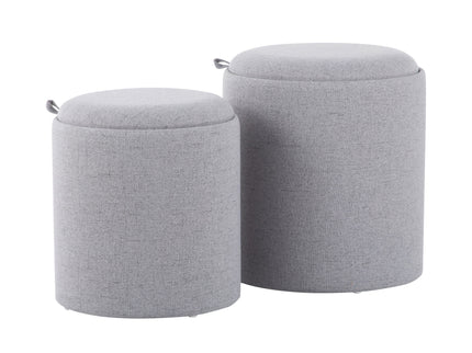 Tray - Contemporary Nesting Ottoman Set