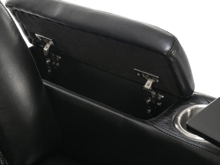 270 Degree Swivel Power Recliner With Tray Table, Phone Holder, Cup Holder, USB Port