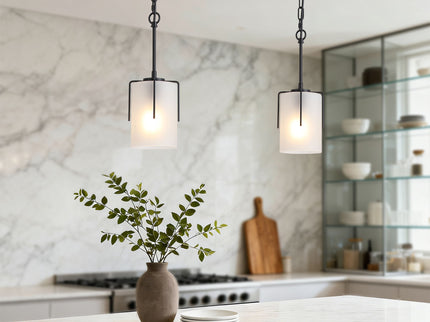 Adjustable Cylindrical Pendant Light