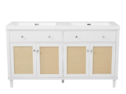 Bathroom Vanity With Double Sink, Large Storage Space