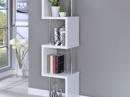 4 Tier Bookcase With Accents