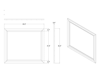 Chloe - Mirror - Gemstone Silver