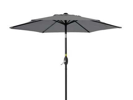 Umbrella With Crank Lift & Tilt, UV-Resistant Canopy For Patio