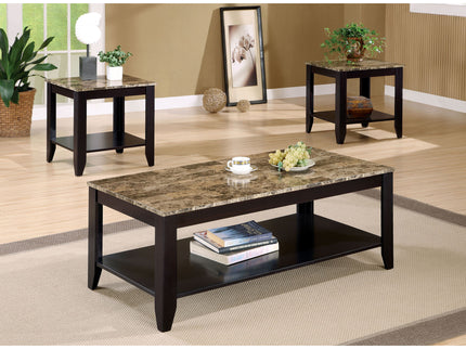 Occasional - Set, 3 Piece Living Room Table Set - Brown