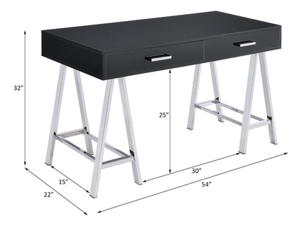 Coleen - High Gloss Writing Desk With USB