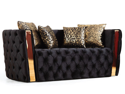 Naomi - Button Tufted Loveseat