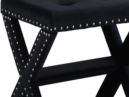 Upholstered Accent Bench With Nailhead Trim