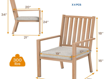 Patio Dining Chairs With Thick Cushions