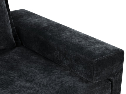 Upholstered Accent Chair With Wide Armrests And Ergonomic Back Support