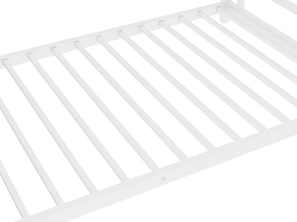 Bunk Bed With Noise Reduction And Safety Guardrail