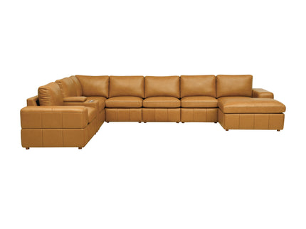 Modular Sectional With Large Square Arms, Custom Configuration