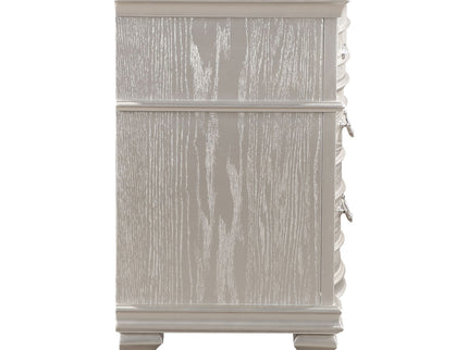Evangeline - 3 Drawer Nightstand - Oak