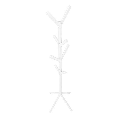 Coat Rack, Hall Tree, Free Standing, 8 Hooks, Entryway, Contemporary & Modern
