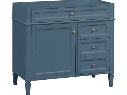 Bathroom Vanity With 2 Drawers And Tip-Out Drawer, Storage Cabinet