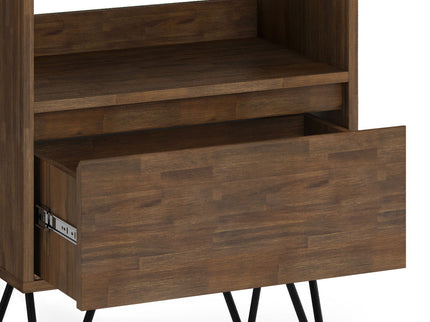 Chase - Tall Bookcase - Rustic Natural Aged Brown