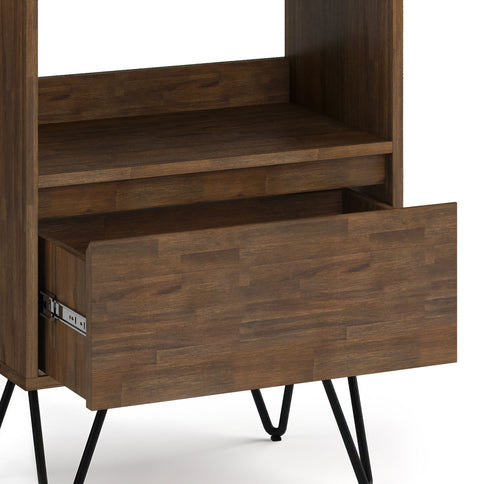 Chase - Tall Bookcase - Rustic Natural Aged Brown