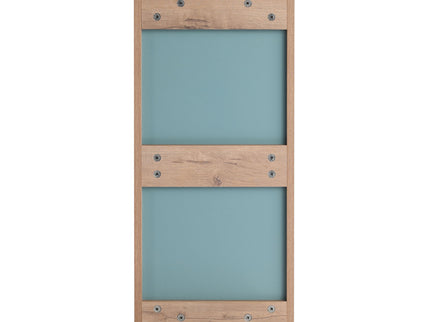 Wall Mounted Storage Cabinet With 4 Diy Accessories - Imitative Oak