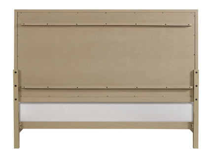 King Panel Bed - Brown