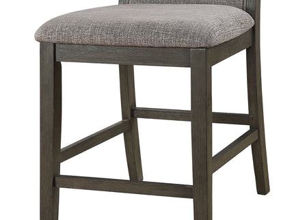 Upholstered Dining Chairs Counter Height (Set of 2) - Gray