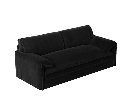 Pull Out 3 In 1 Convertible Sleeper Sofa With Side Storage, Multi Functional