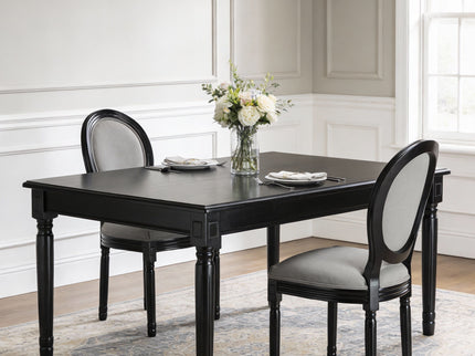 Upholstered & Round Back Dining Chairs (Set of 2)