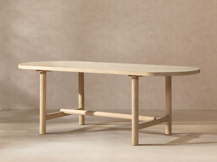 Milo - 8 Seat Oval Dining Table - Natural