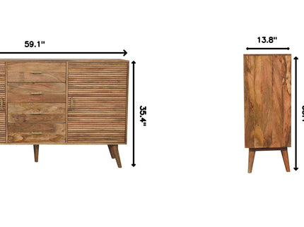 Soba - T Bar Large Chest - Oak