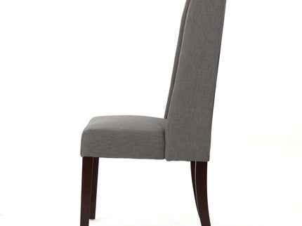 Sophisticated Tufted Dining Chair With High Back Design