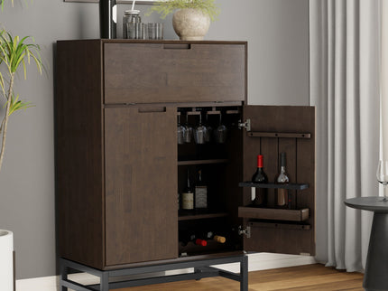 Banting - Bar Cabinet - Walnut Brown