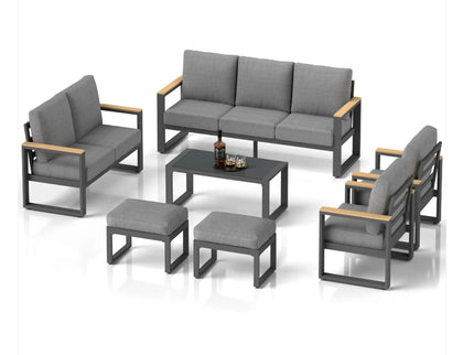Modern Outdoor Sofa Set With Coffee Table
