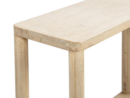 Milo - Console Table With Lower Shelf - Natural
