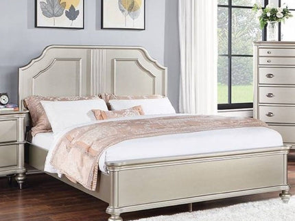 Traditional Design Panel Bed