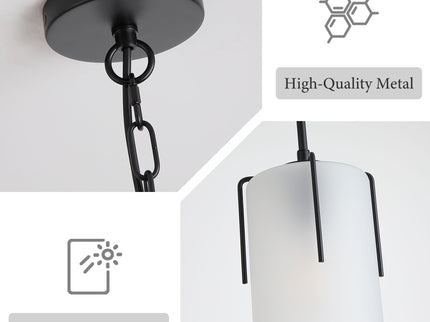 Adjustable Cylindrical Pendant Light