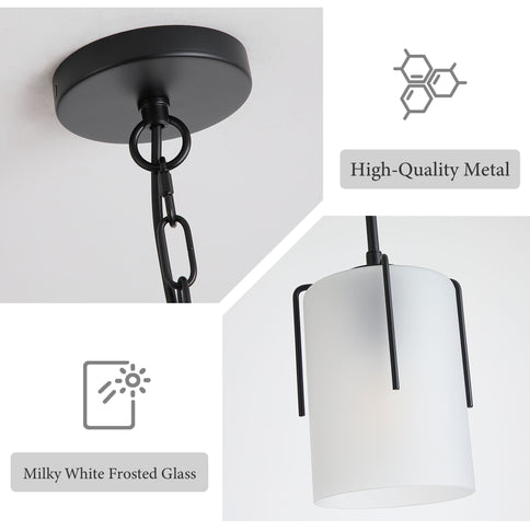 Adjustable Cylindrical Pendant Light