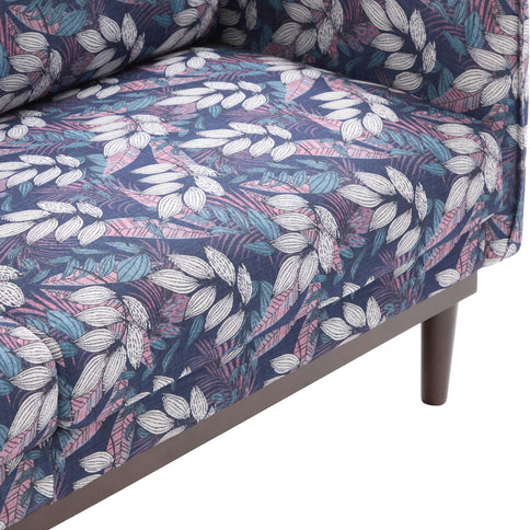 2 Seater Loveseat Sofa With Spacious Seating Area