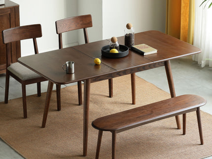 Round Corner Diagonal Leg Telescopic Table For 6 - 8 People To Meet Dining Table