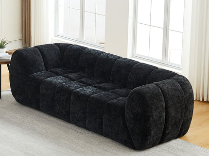 Modern Sofa With Piano Key Backrest