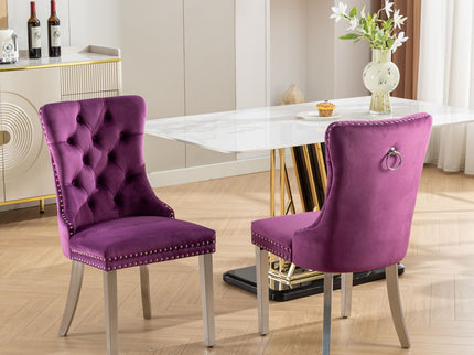 Nikki - Contemporary Upholstered Dining Chair (Set of 2)